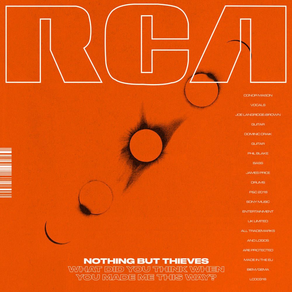 Znalezione obrazy dla zapytania Nothing But Thieves - What Did You Think When You Made Me This Way?
