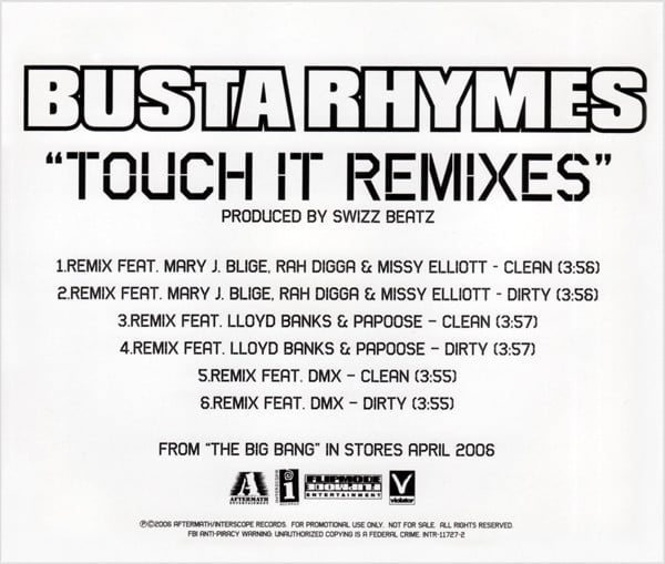 It remix touch Busta Rhymes
