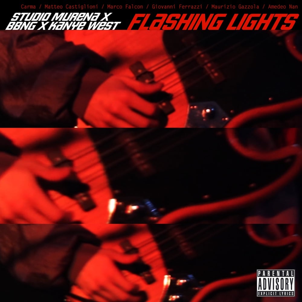 kanye west flashing lights album cover