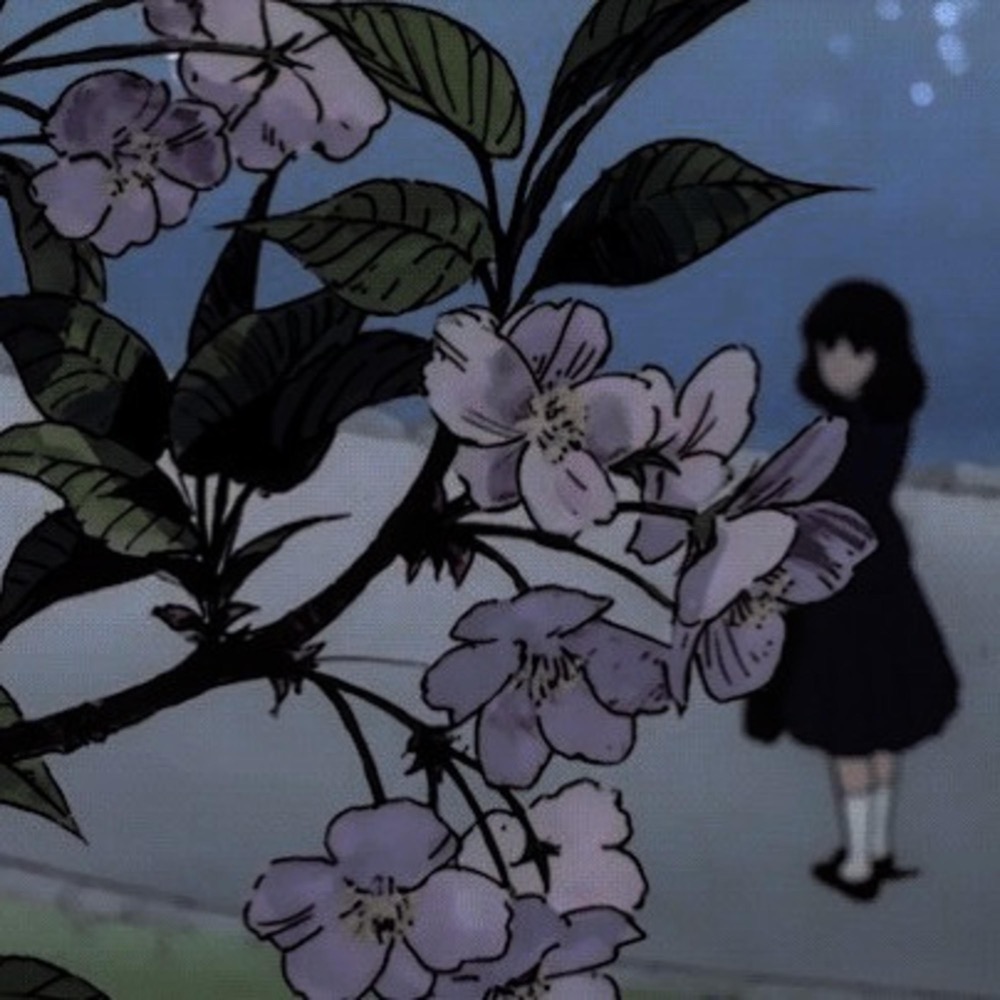 Anime : Flower Aesthetic Anime Blue Anime Pfp HD phone wallpaper | Pxfuel