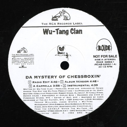 Wu Tang Clan: Da Mystery of Chessboxin' - Chess Club 