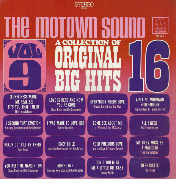 Various Artists The Motown Sound A Collection Of 16 Original Hits Vol 9 Reviews Album