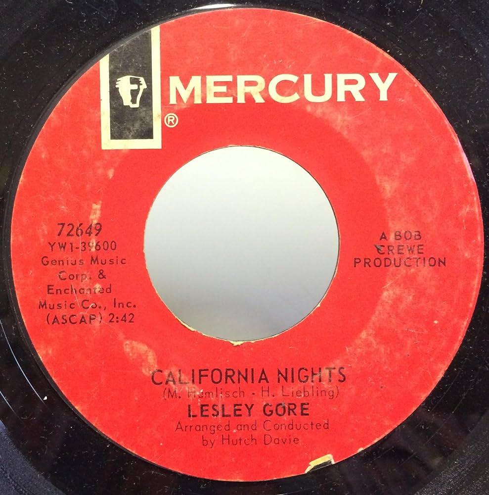 Lesley Gore California Nights Reviews Album Of The Year