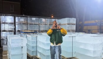 Drake Spooks Torontonians With Explosion, Hides 'Iceman' Release Date In Giant Block Of Ice