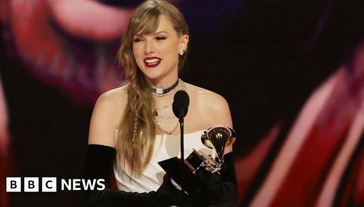 Taylor Swift announces new album The Tortured Poets Department at the Grammys